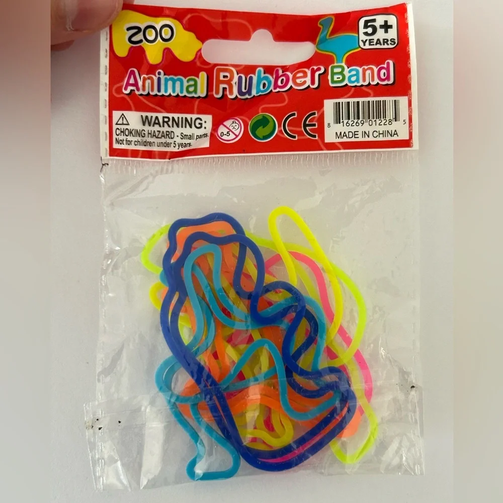 🦋 5/$25 - Y2K Zoo Animal Rubber Bands Bracelets from the 2000’s Silly Bandz